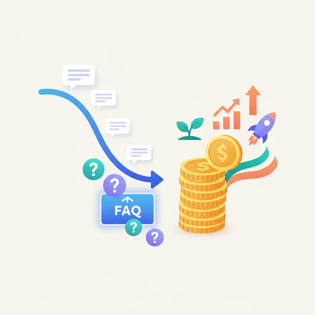 How to Reduce Customer Support Costs — portal dashboard concept