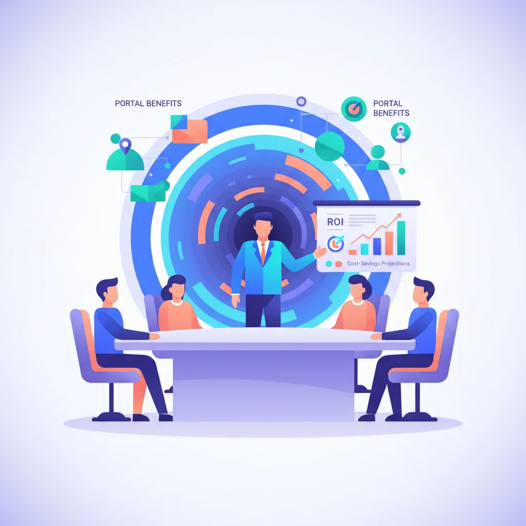 How to Pitch a Customer Portal to Your CEO — portal dashboard concept