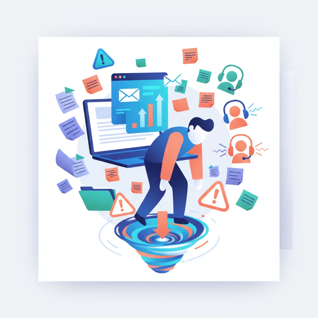 Signs Your Business Has Outgrown Email — portal dashboard concept