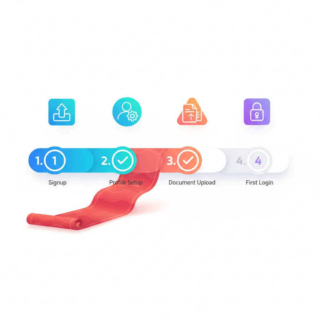 Client Onboarding — portal dashboard concept