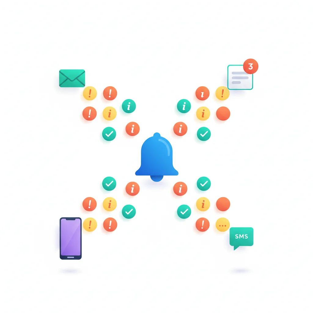 Notifications & Alerts — portal dashboard concept