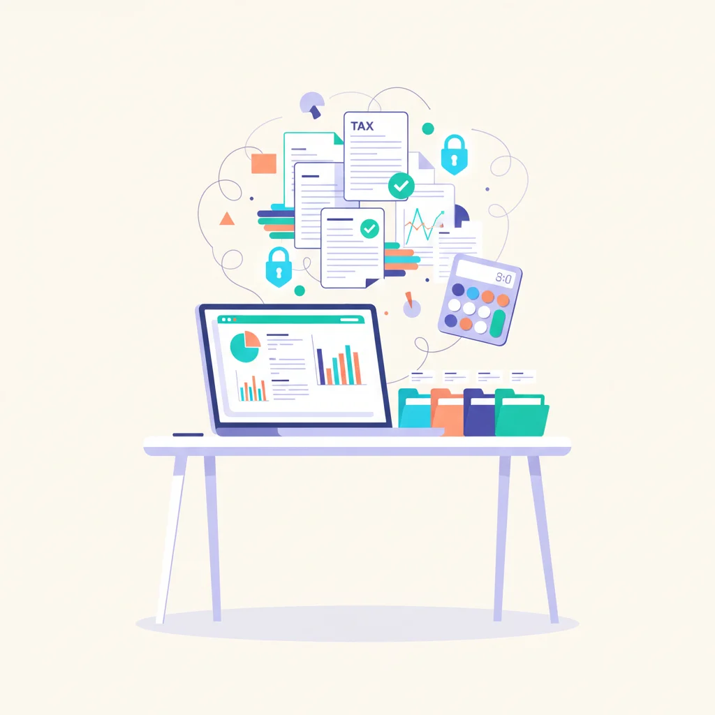 Customer Portal for Accounting Firms — portal dashboard concept