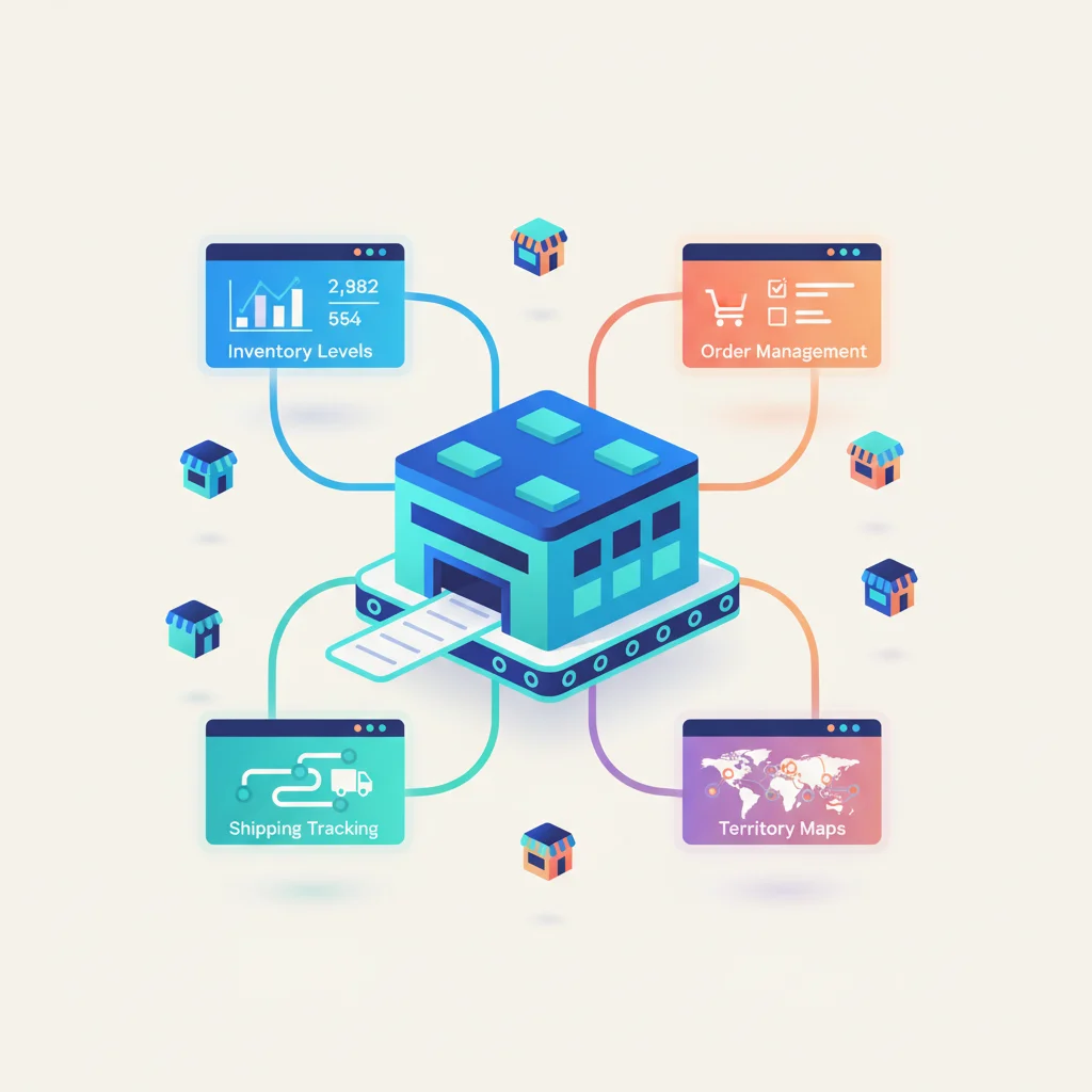 Distributor Portals — portal dashboard concept